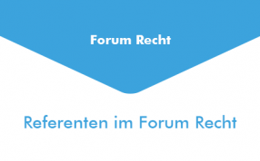 Referenten im Forum Recht
